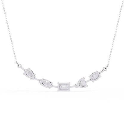 Forma Mélange Bar Lab Grown Diamond Necklace