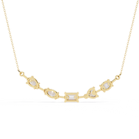 Forma Mélange Bar Lab Grown Diamond Necklace - Ophiratbf