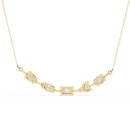 Forma Mélange Bar Lab Grown Diamond Necklace