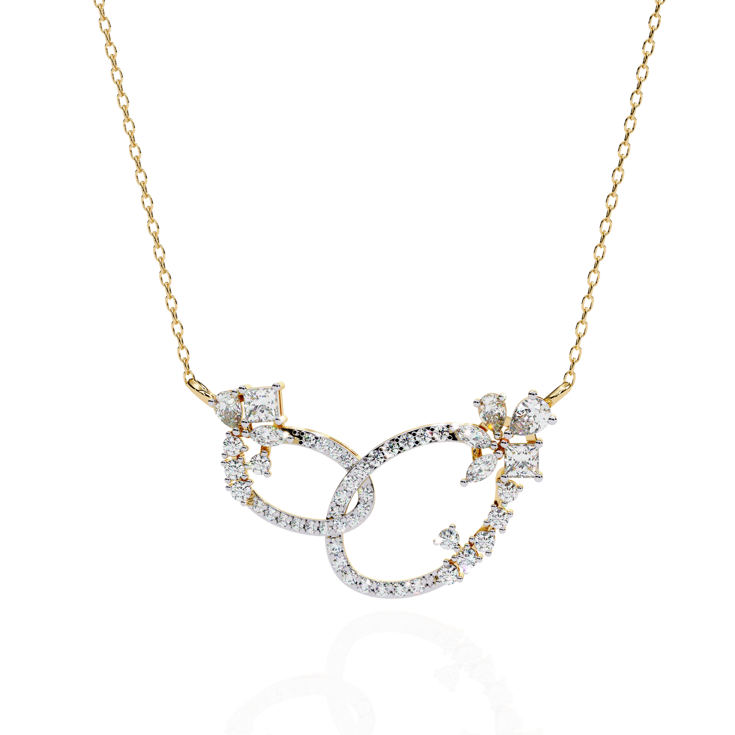 eternal loop grandeur lab grown diamond necklace