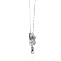 Soirée Grande Bow Drop Lab Grown Diamond Necklace - Ophiratbf