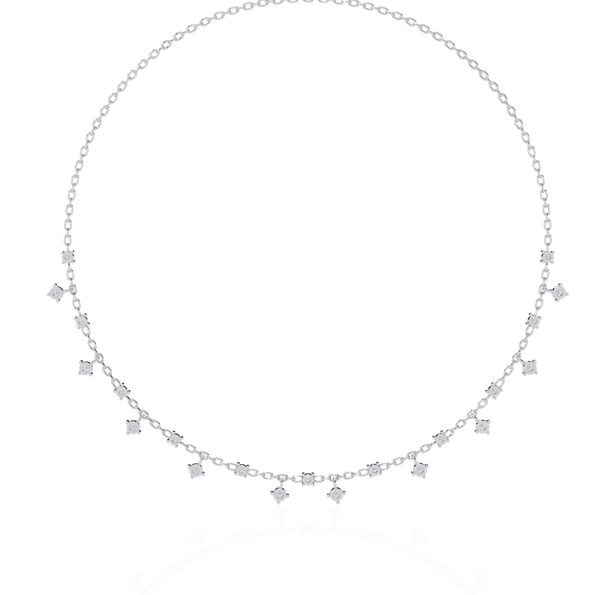 Cubis Aura Station Lab Grown Diamond Necklace - Ophiratbf