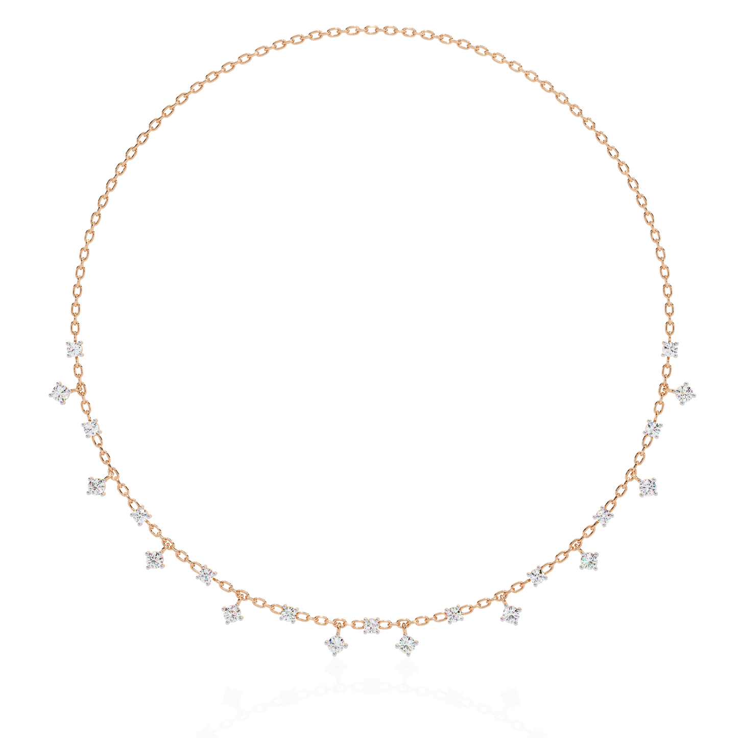 cubis aura station lab grown diamond necklace