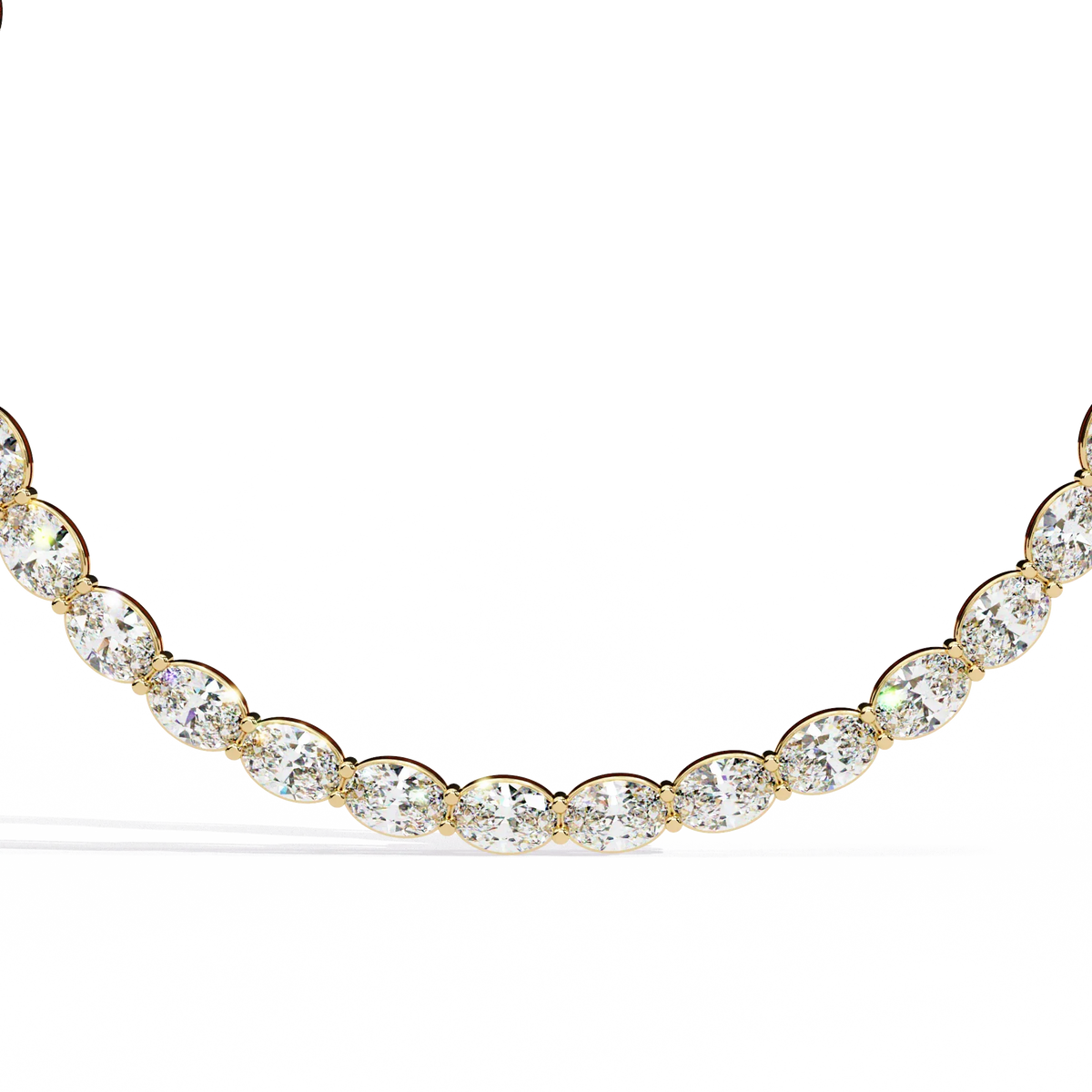 Etoile Classic Tennis Lab Grown Diamond Necklace - Ophiratbf