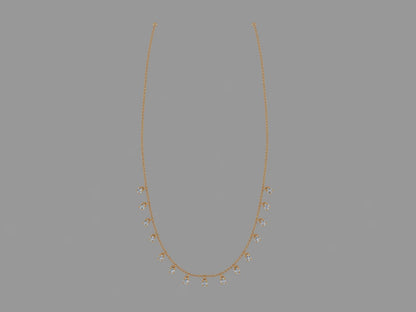 Eclat Drop Fringe Lab Grown Diamond Necklace