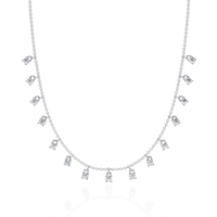 Eclat Drop Fringe Lab Grown Diamond Necklace - Ophiratbf