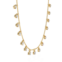 Eclat Drop Fringe Lab Grown Diamond Necklace - Ophiratbf