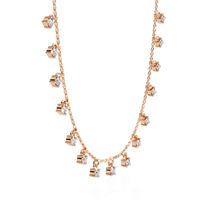 Eclat Drop Fringe Lab Grown Diamond Necklace - Ophiratbf