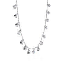 Eclat Drop Fringe Lab Grown Diamond Necklace - Ophiratbf