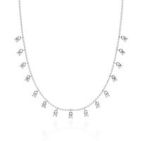 Eclat Drop Fringe Lab Grown Diamond Necklace - Ophiratbf