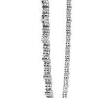 Axiom Box Link Tennis Lab Grown Diamond Necklace - Ophiratbf