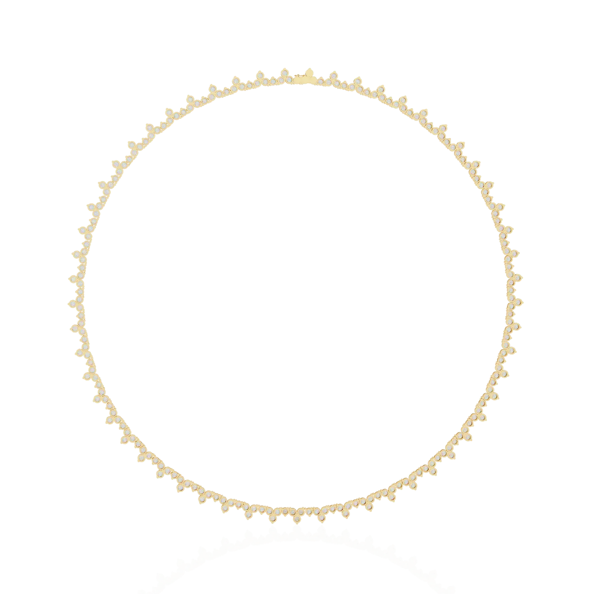 Axiom Box Link Tennis Lab Grown Diamond Necklace - Ophiratbf