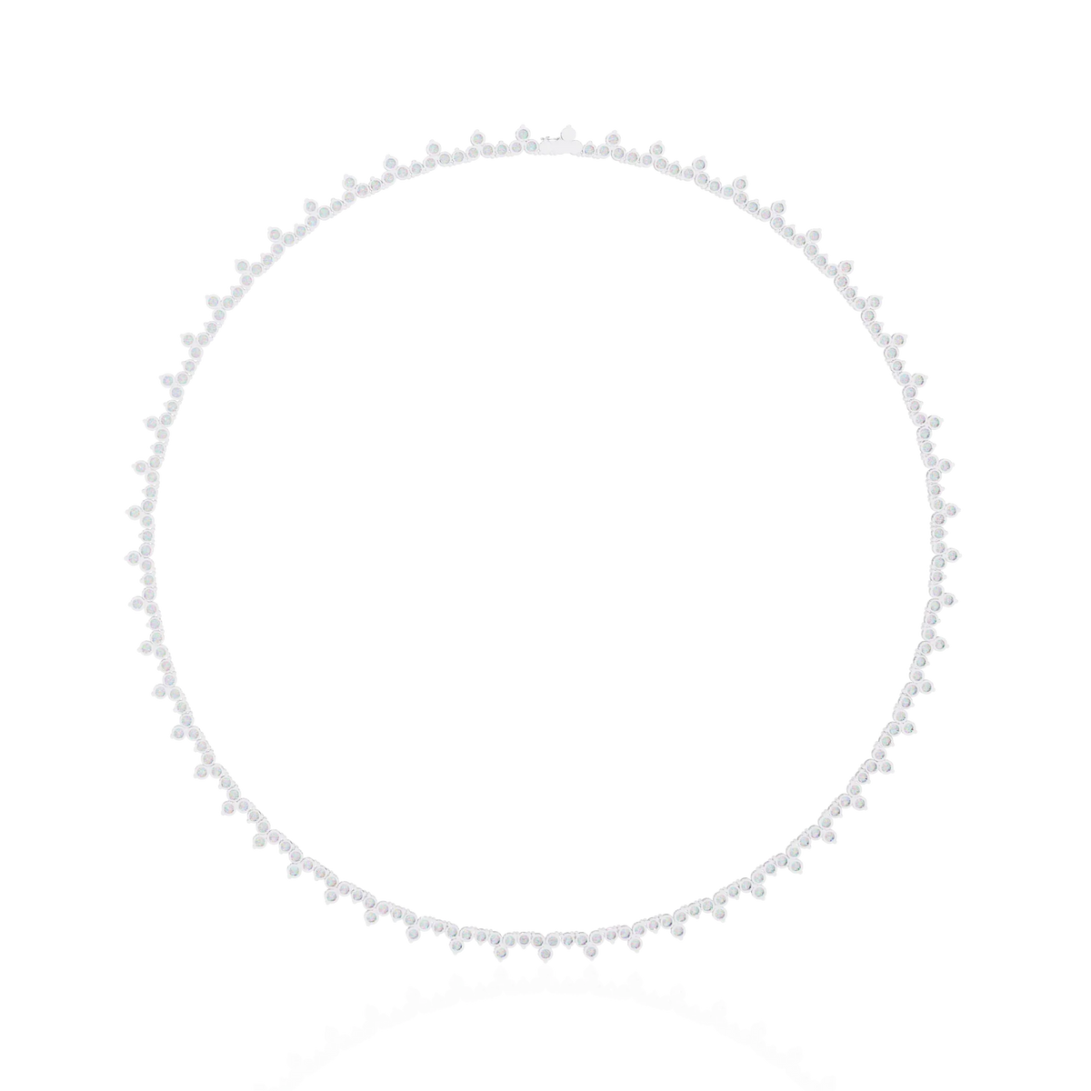 Axiom Box Link Tennis Lab Grown Diamond Necklace - Ophiratbf