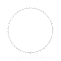 Axiom Box Link Tennis Lab Grown Diamond Necklace - Ophiratbf