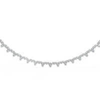 Axiom Box Link Tennis Lab Grown Diamond Necklace - Ophiratbf