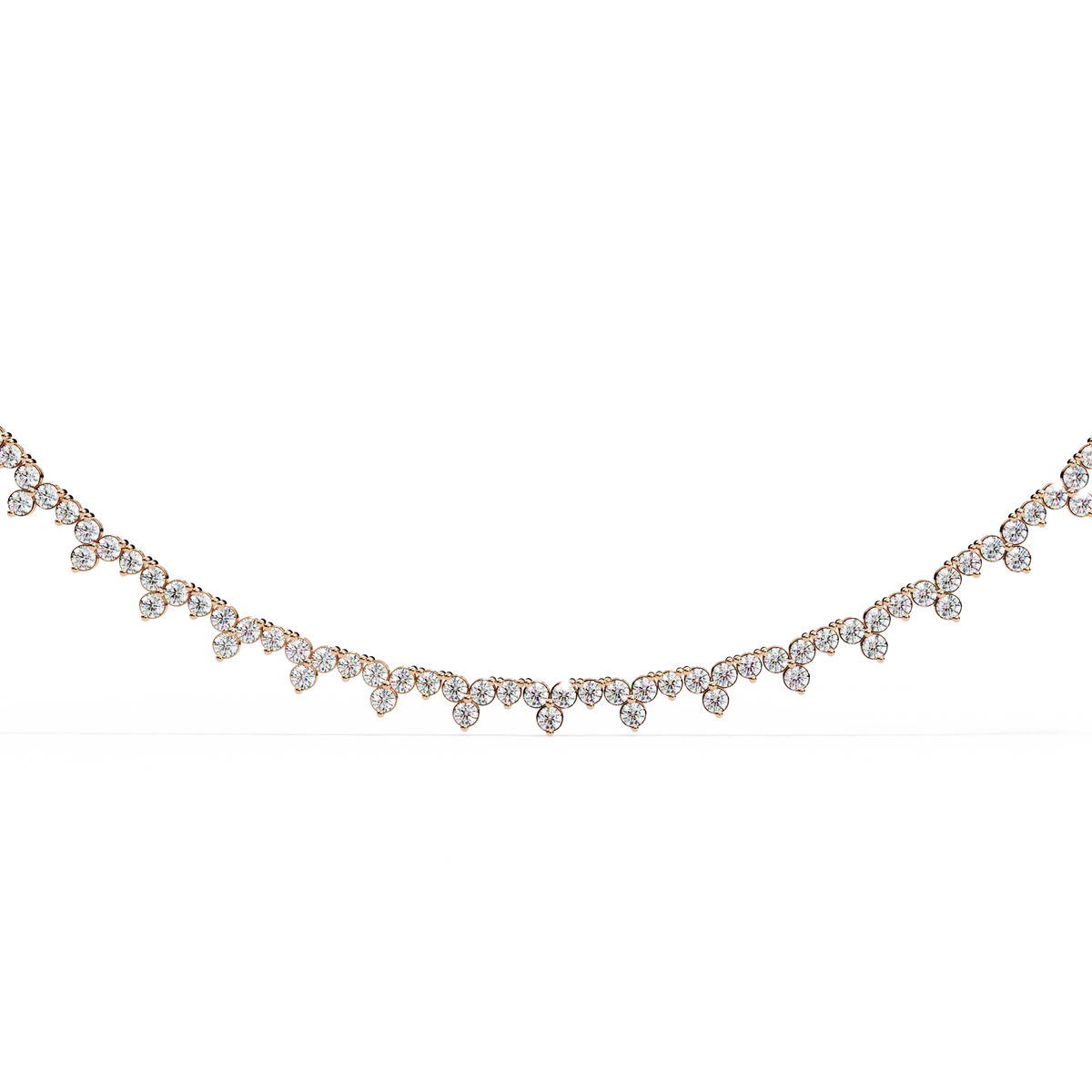 Axiom Box Link Tennis Lab Grown Diamond Necklace - Ophiratbf