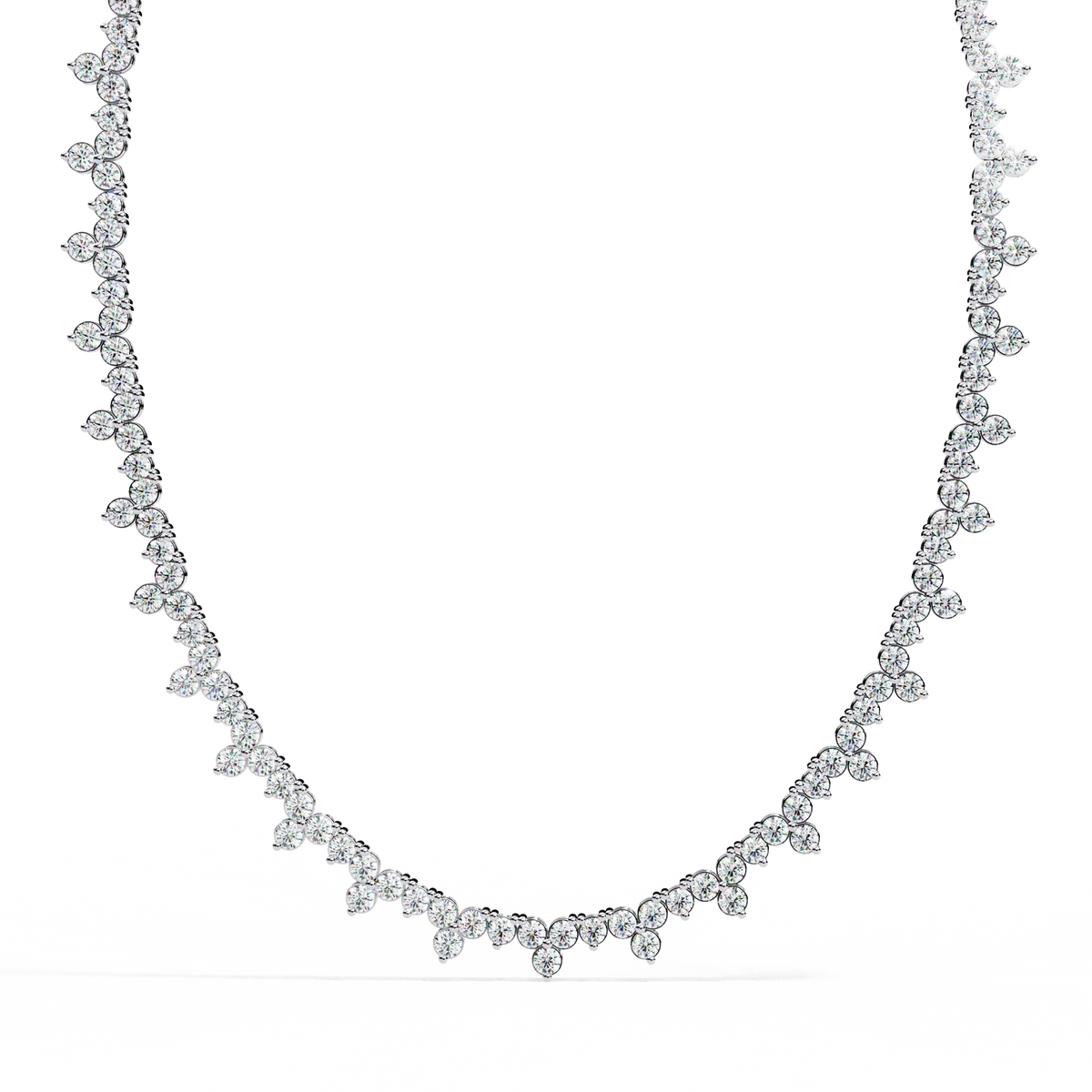 Axiom Box Link Tennis Lab Grown Diamond Necklace - Ophiratbf