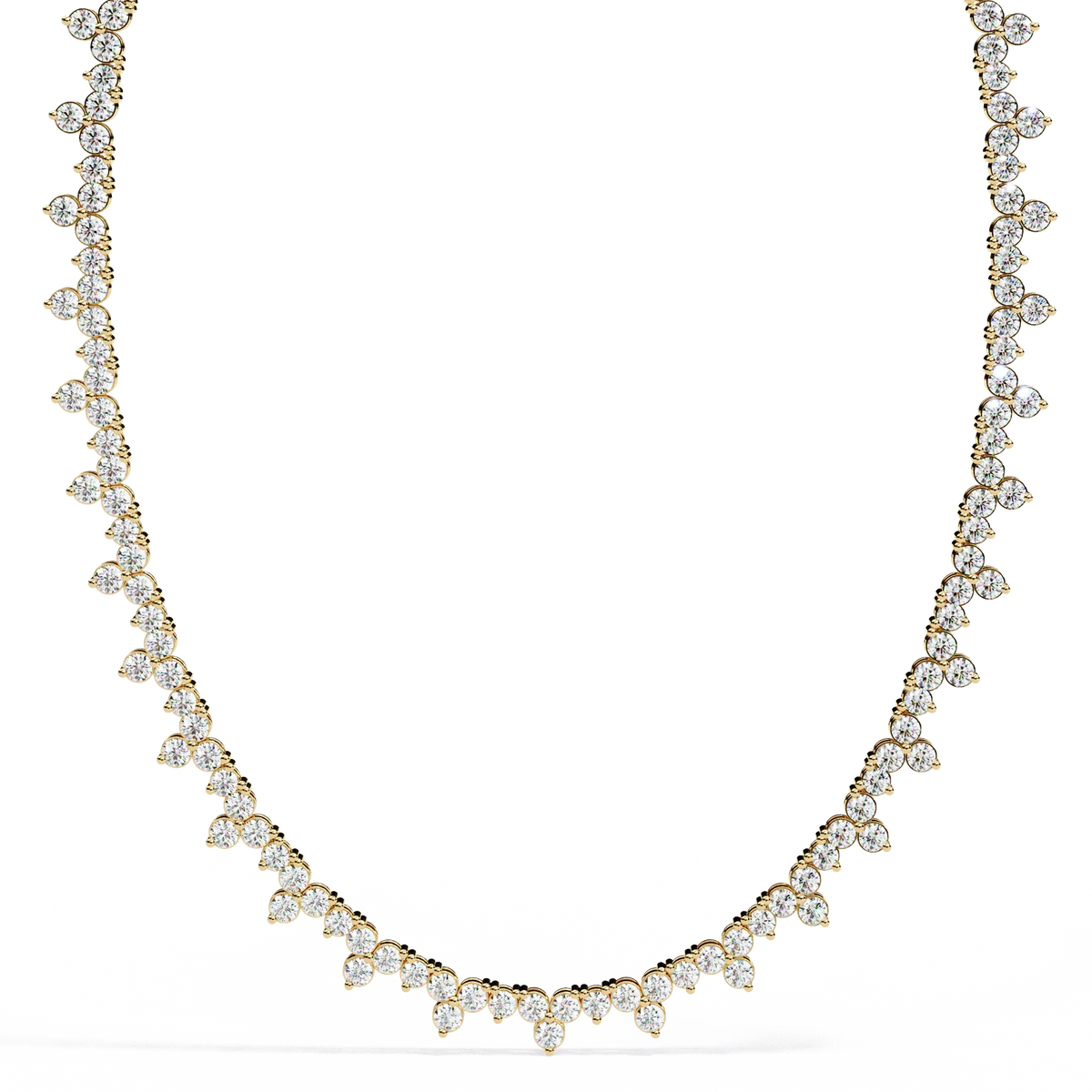 Axiom Box Link Tennis Lab Grown Diamond Necklace - Ophiratbf