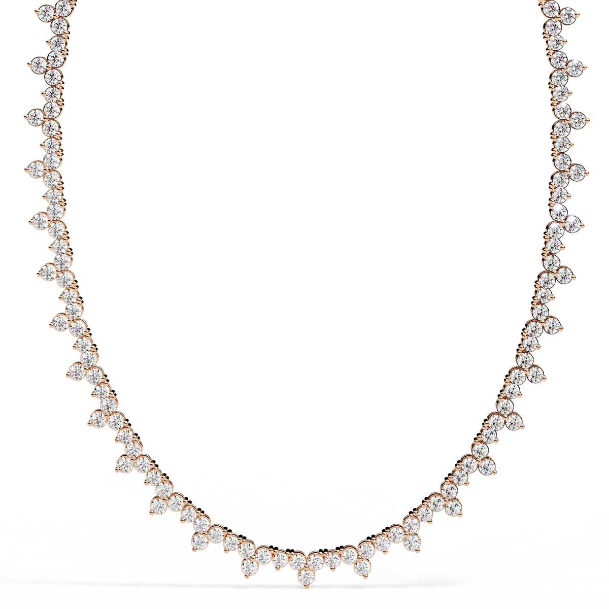 Axiom Box Link Tennis Lab Grown Diamond Necklace - Ophiratbf