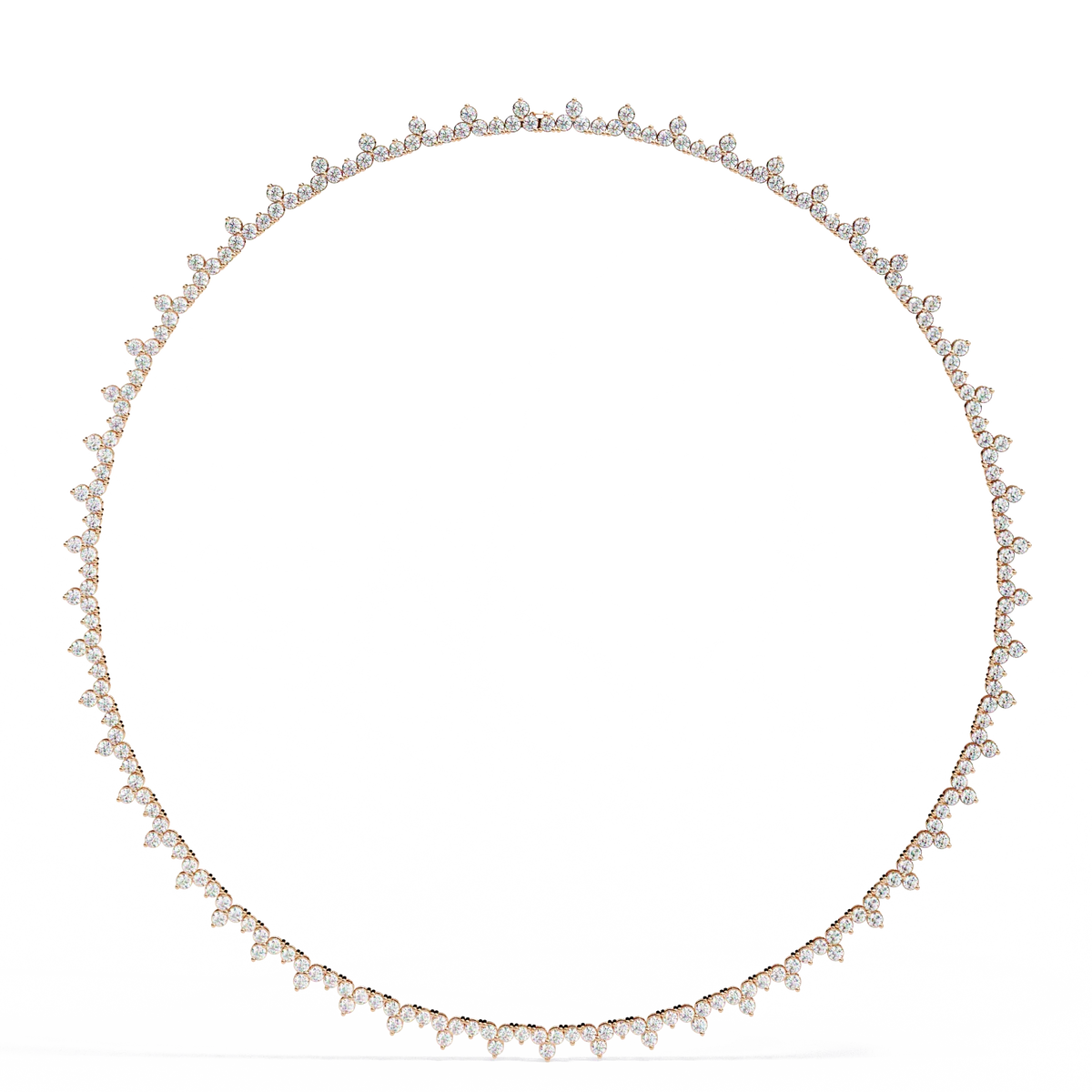 Axiom Box Link Tennis Lab Grown Diamond Necklace - Ophiratbf