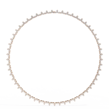 Axiom Box Link Tennis Lab Grown Diamond Necklace