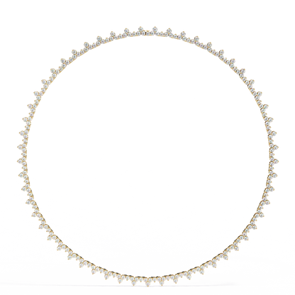 Axiom Box Link Tennis Lab Grown Diamond Necklace