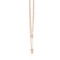 Elysia Twin Pear Solitaire Lab Grown Diamond Necklace - Ophiratbf