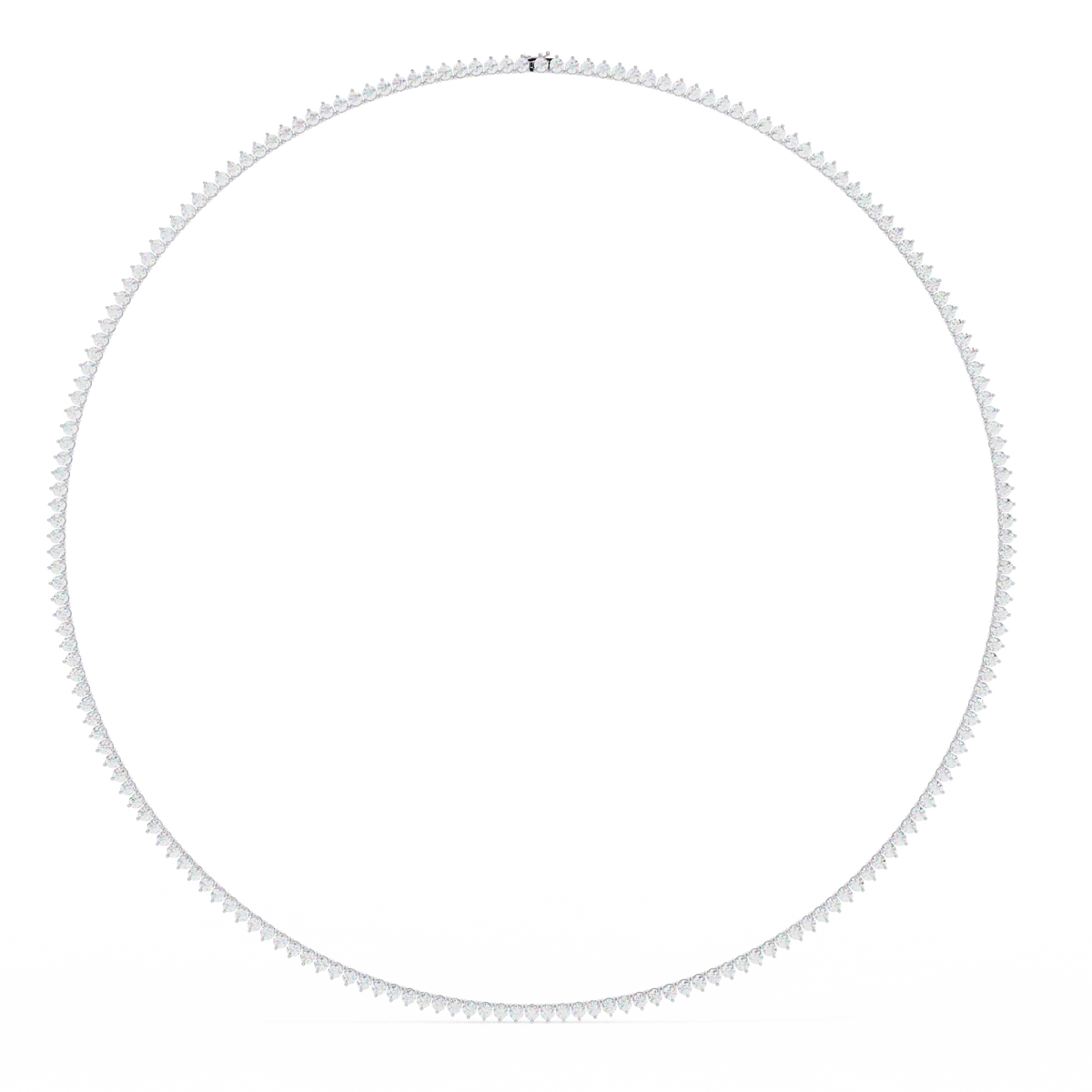 Triad Prong Tennis Lab Grown Diamond Necklace - Ophiratbf