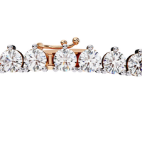 Triad Prong Tennis Lab Grown Diamond Necklace - Ophiratbf