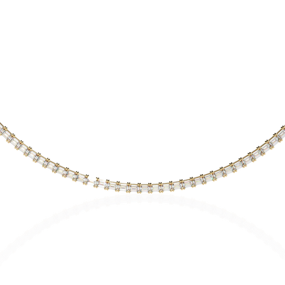 Lumina Baguette Tennis Lab Grown Diamond Necklace