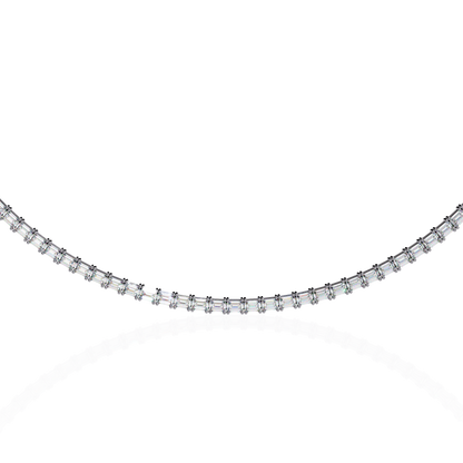Lumina Baguette Tennis Lab Grown Diamond Necklace