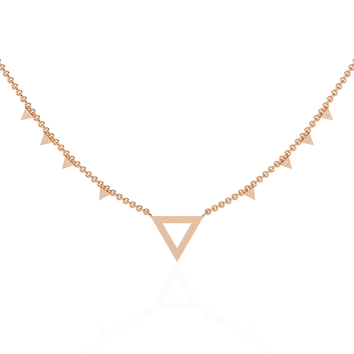 Vertex Pavé Lab Grown Diamond Necklace - Ophiratbf