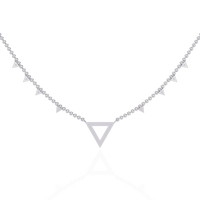 Vertex Pavé Lab Grown Diamond Necklace - Ophiratbf