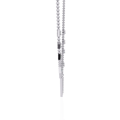 Vertex Pavé Lab Grown Diamond Necklace