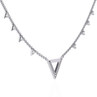 Vertex Pavé Lab Grown Diamond Necklace - Ophiratbf