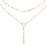 Cascade Halo Lariat Lab Grown Diamond Necklace - Ophiratbf
