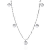 Solstice Bezel Station Lab Grown Diamond Necklace - Ophiratbf