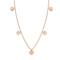 Solstice Bezel Station Lab Grown Diamond Necklace - Ophiratbf