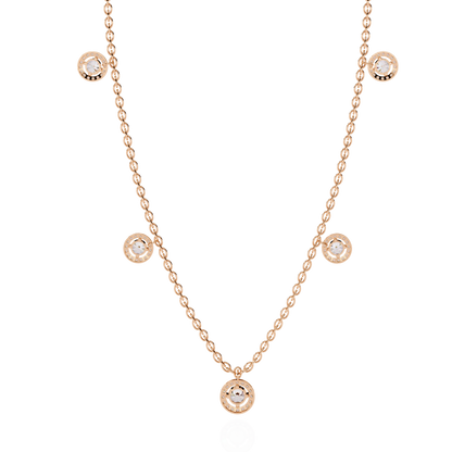 Solstice Bezel Station Lab Grown Diamond Necklace