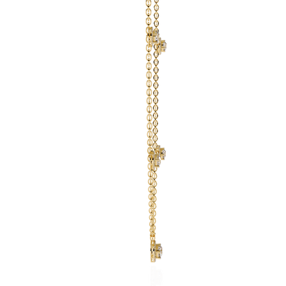 Solstice Bezel Station Lab Grown Diamond Necklace