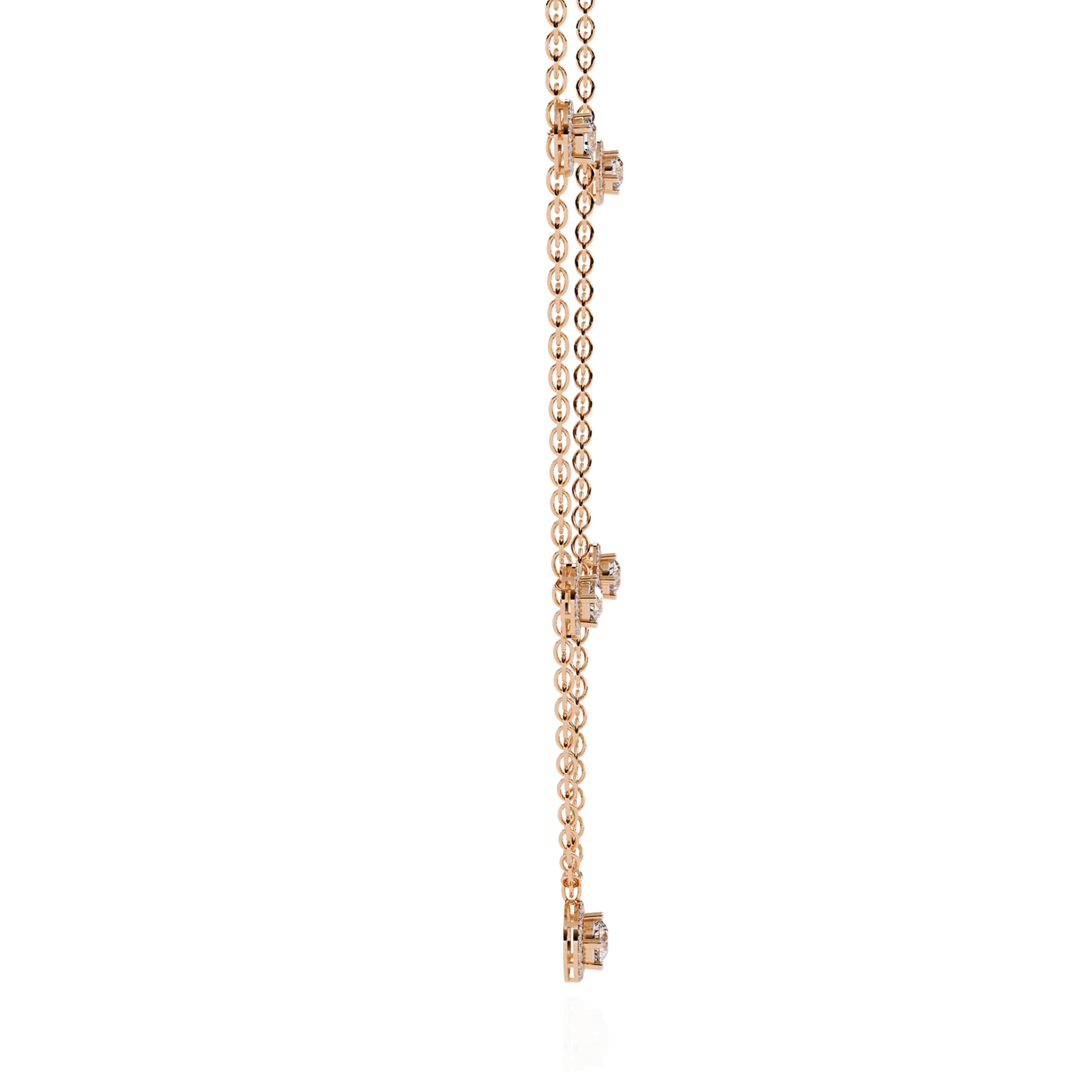 Solstice Bezel Station Lab Grown Diamond Necklace - Ophiratbf