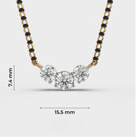Twilight Mangalsutra Pendant (With Chain) - Ophiratbf