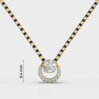 Sanskriti Solitaire Mangalsutra Pendant - Ophiratbf