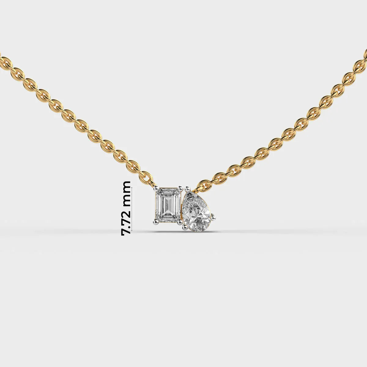 Axisglow Geometric Diamond Pendant - Ophiratbf