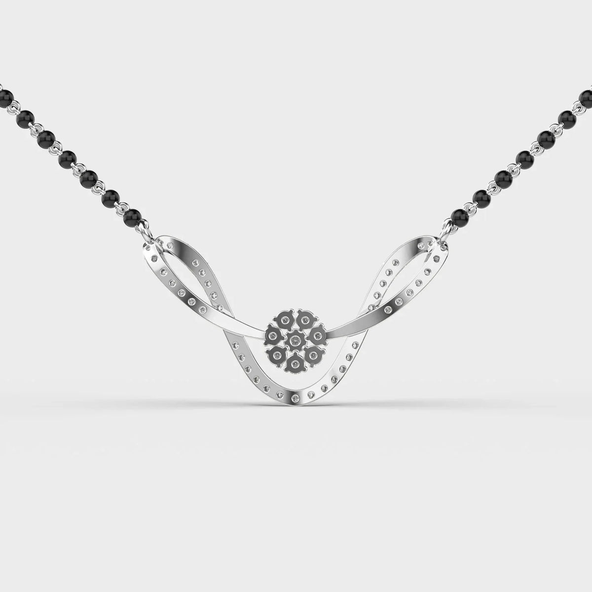 Eternia Link Diamond Mangalsutra - Ophiratbf