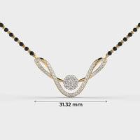 Eternia Link Diamond Mangalsutra - Ophiratbf