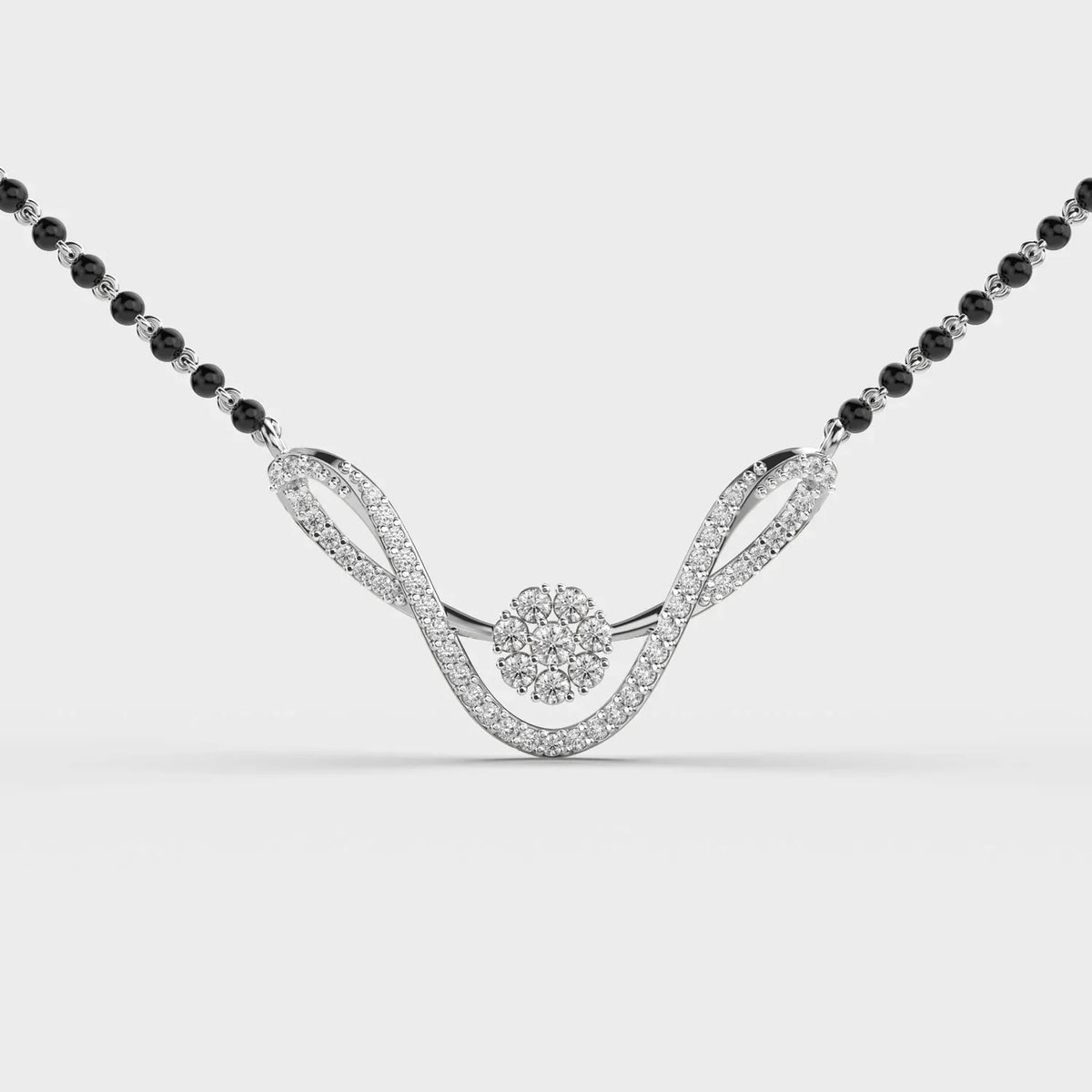 Eternia Link Diamond Mangalsutra - Ophiratbf