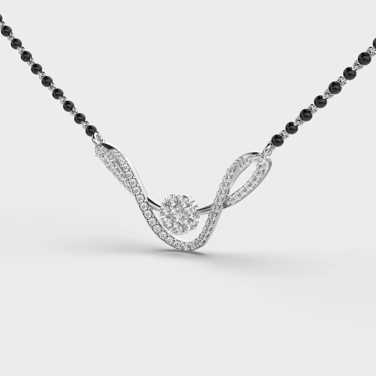 Eternia Link Diamond Mangalsutra - Ophiratbf