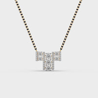 Stylish Alphabet Diamond Pendant - Ophiratbf