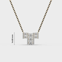 Stylish Alphabet Diamond Pendant - Ophiratbf